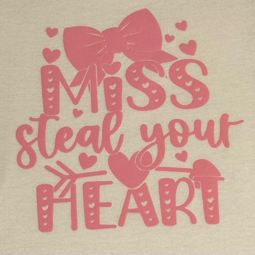 NEW Handmade Miss Steal Your Heart Short Sleeved T-Shirt